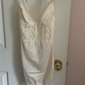 vtg victoria secret shapewear 34 pinup lace trim